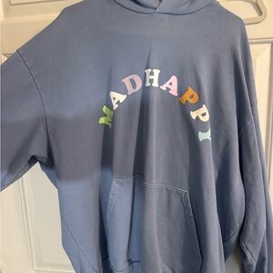 Madhappy Pastel Logo Blue Hoodie